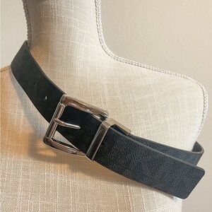 Michael Kors Black MK Monogram Belt
